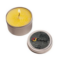 2 Oz. Lemon Chiffon Round Tin Soy Candle